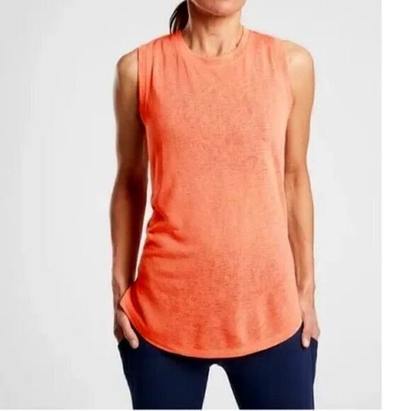 NWT Athleta Breezy Tank Top Slub Knit Size Small - Picture 1 of 12
